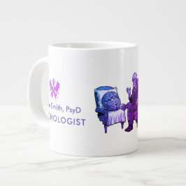 Taza De Café Gigante psychology humorous Rorschach quote for therapist 