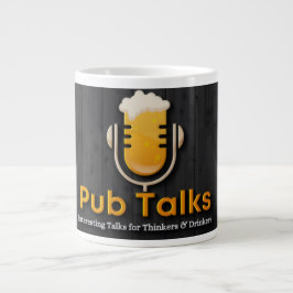 Taza De Café Gigante Pub Talks Giant Mug