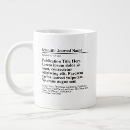 Taza De Café Gigante Publicación personalizada Jumbo 20oz Mug