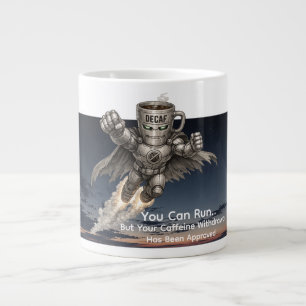 Taza De Café Gigante Puedes correr. Tu abstinencia de cafeína está apro