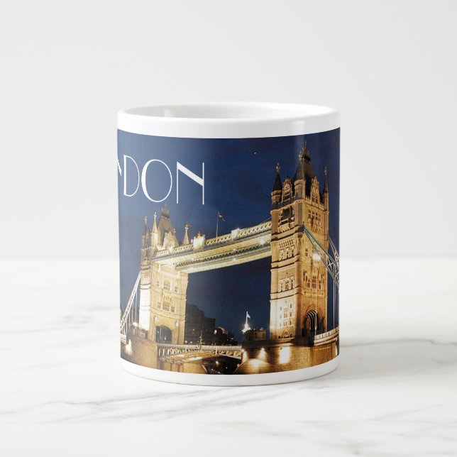Taza De Café Gigante Puente de Londres (Frente)