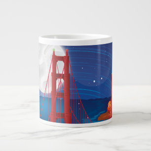 Taza De Café Gigante Puente Golden Gate de San Francisco