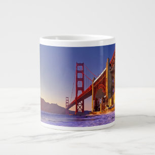 Taza De Café Gigante Puente Golden Gate San Francisco Estados Unidos