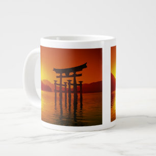 Taza De Café Gigante Puerta O-Torii, santuario Itsukushima, Miyajima,
