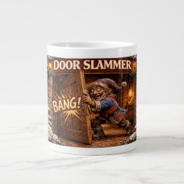 Taza De Café Gigante Puerta Slammer islandés Yule Lad