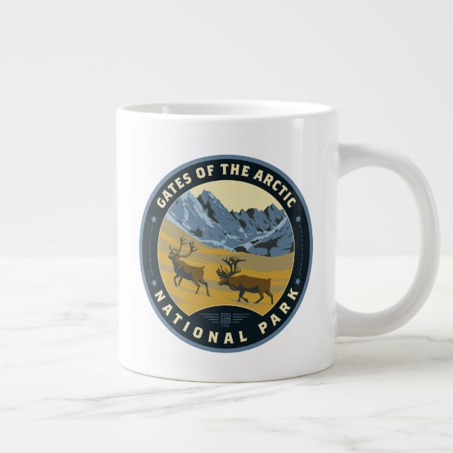 Taza De Café Gigante Puertas del Parque Nacional del Ártico (Derecha)
