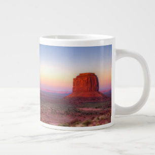 Taza De Café Gigante Puesta de sol sobre Monument Valley Arizona