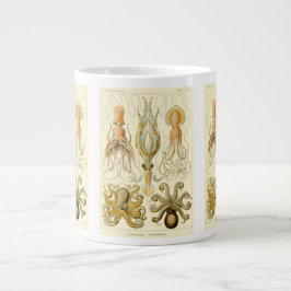 Taza De Café Gigante Pulfus Octopus Calamar Gamochonia de Ernst Haeckel