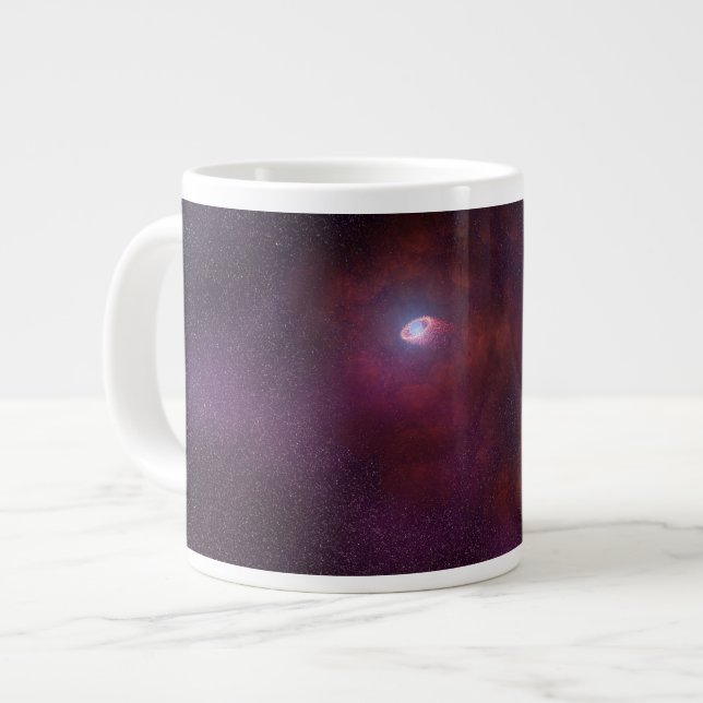 Taza De Café Gigante Pulsar Viento De Una Estrella De Neutrón. (Izquierda)