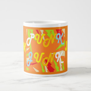 Taza De Café Gigante Punk Desnudo diseño rebelde ¡solo diga que no! nar