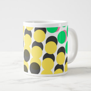 Taza De Café Gigante Puntos sobrepuestos
