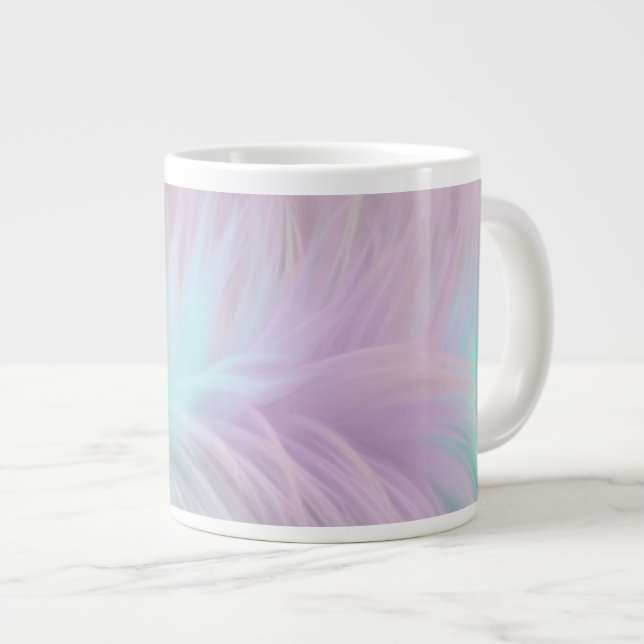 Taza De Café Gigante Puro arcoiris pastel (Derecha)