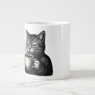 Taza De Café Gigante Purr-fect Mornings Mug