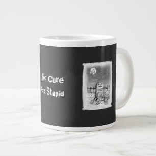 Taza De Café Gigante QEPD Máscaras Estúpidas de Sentido Común y Vacuna