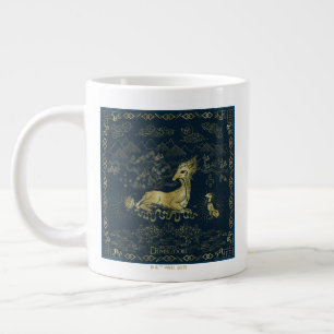 Taza De Café Gigante Qilin En Rest Golden Tapestry