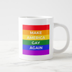Taza De Café Gigante Que Estados Unidos vuelva a ser gay