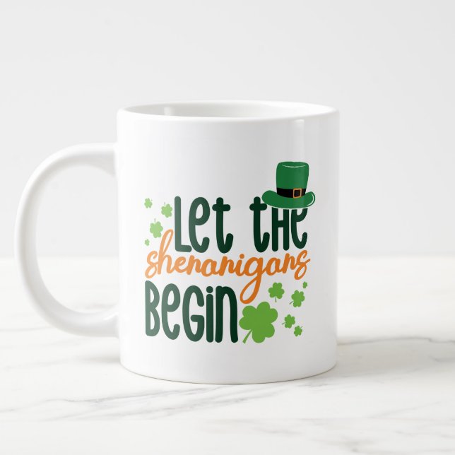 Taza De Café Gigante Que Los Senanigans Empiecen-66677 (Izquierda)