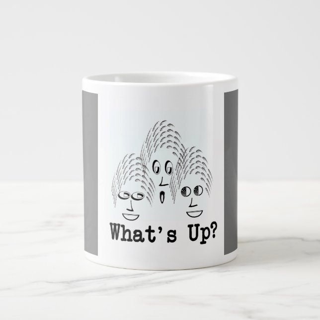 Taza De Café Gigante ¿Qué pasa? (Frente)