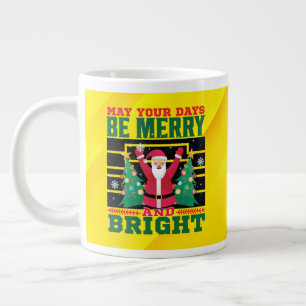 Taza De Café Gigante Que Sus Días Sean Feliz Y Brillante-85233