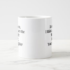 Taza De Café Gigante Querida mamá, creo que eres el Shiznit. ¡Un regalo