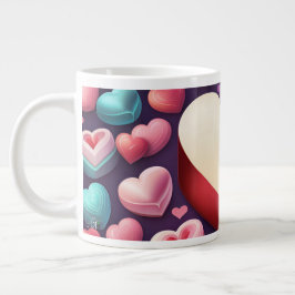 Taza De Café Gigante Querido San Valentín |