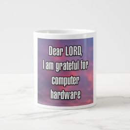 Taza De Café Gigante Querido SEÑOR, estoy agradecido por la Mug de hard