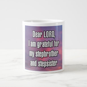 Taza De Café Gigante Querido SEÑOR, estoy agradecido por mi padrastro..