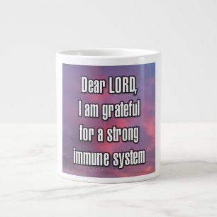 Taza De Café Gigante Querido SEÑOR, estoy agradecido por una fuerte... 