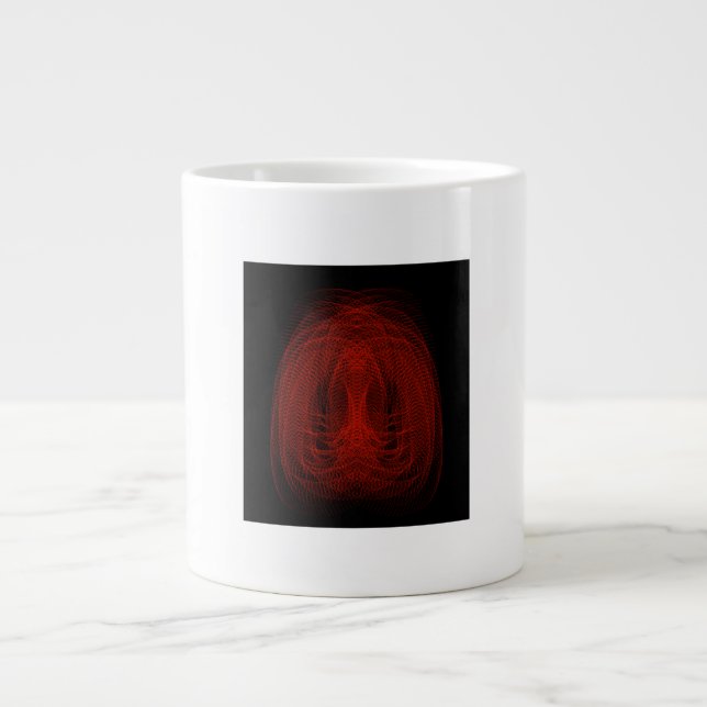 Taza De Café Gigante Quiero Luchar De Nuevo | ASMR silencioso Art (Frente)