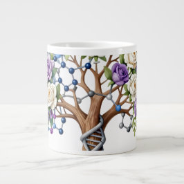 Taza De Café Gigante Química y Biología de la Flora del Árbol Molecular