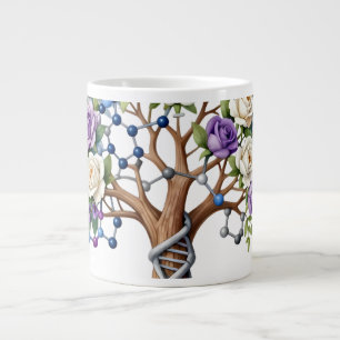 Taza De Café Gigante Química y Biología de la Flora del Árbol Molecular