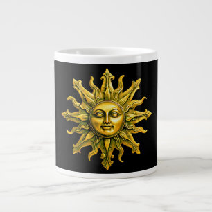 Taza De Café Gigante "Radiancia dorada celestial" El Sol
