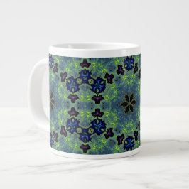 Taza De Café Gigante Radiant Fractal Symphony