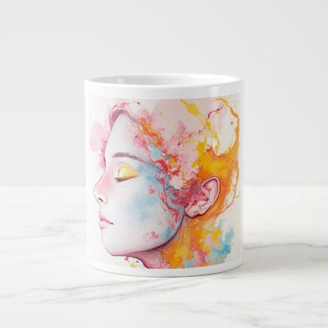 Taza De Café Gigante Radio interior (Frente)