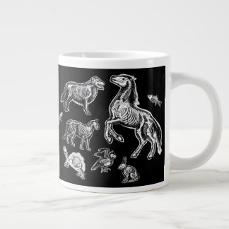 Taza De Café Gigante Radiografía esquelética de la anatomía animal
