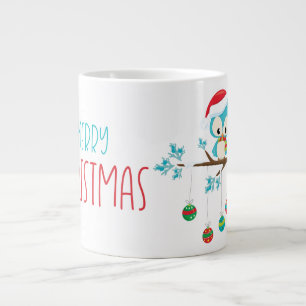 Taza De Café Gigante Rama de ornamento de búho caprichoso