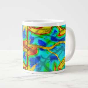 Taza De Café Gigante Ramas en negrita Jumbo Mug de color