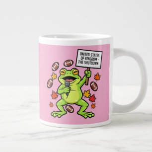Taza De Café Gigante Rana Divertida Satira Meme – Reino Unido de Estado