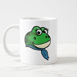 Taza De Café Gigante Rana sonriente