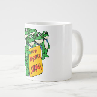 Taza De Café Gigante Ranas Juntas Fuertes