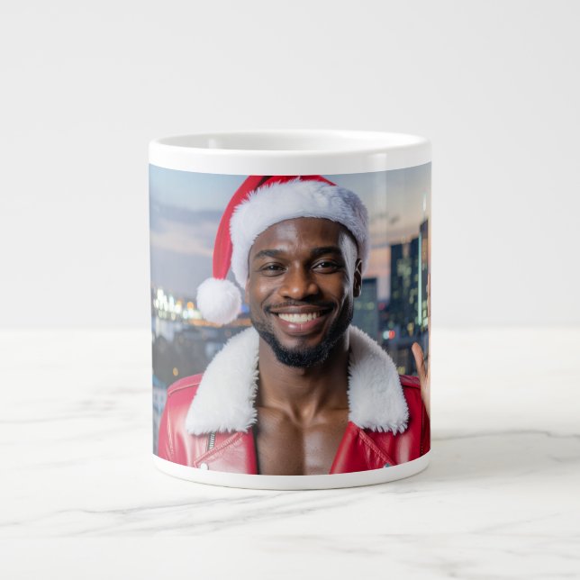 TAZA DE CAFÉ GIGANTE RAPPY X-MAS (Frente)