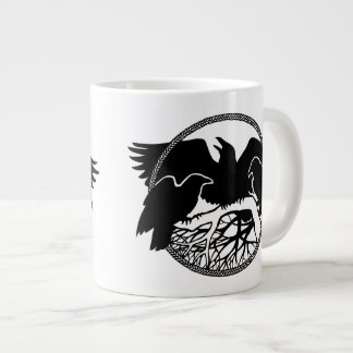 Taza De Café Gigante Raven Art Jumbo Mugs Guay Crow Art Cups & Mugs