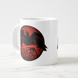 Taza De Café Gigante Raven Art Jumbo Mugs Guay Crow Art Cups & Mugs