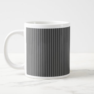 Taza De Café Gigante Rayas De Gris