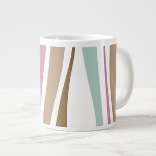 Taza De Café Gigante Rayas retras