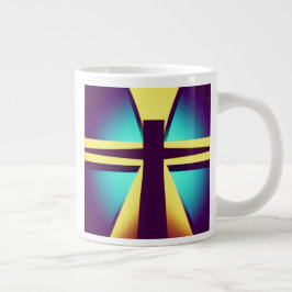 Taza De Café Gigante Rays Cross Mug
