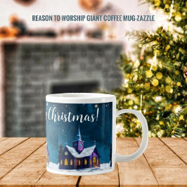 Taza De Café Gigante Razón Para Adorar