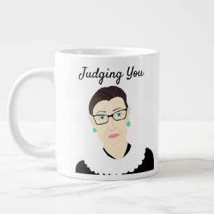 Taza De Café Gigante RBG "Juzgándote" Mug