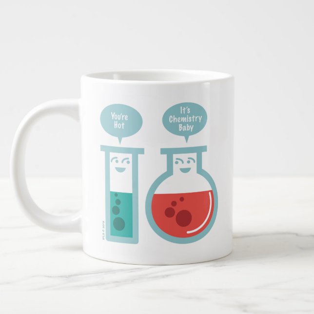 Taza De Café Gigante Reacción química (Izquierda)