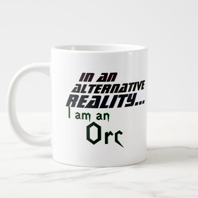 Taza De Café Gigante Realidad alternativa yo Orc (Izquierda)